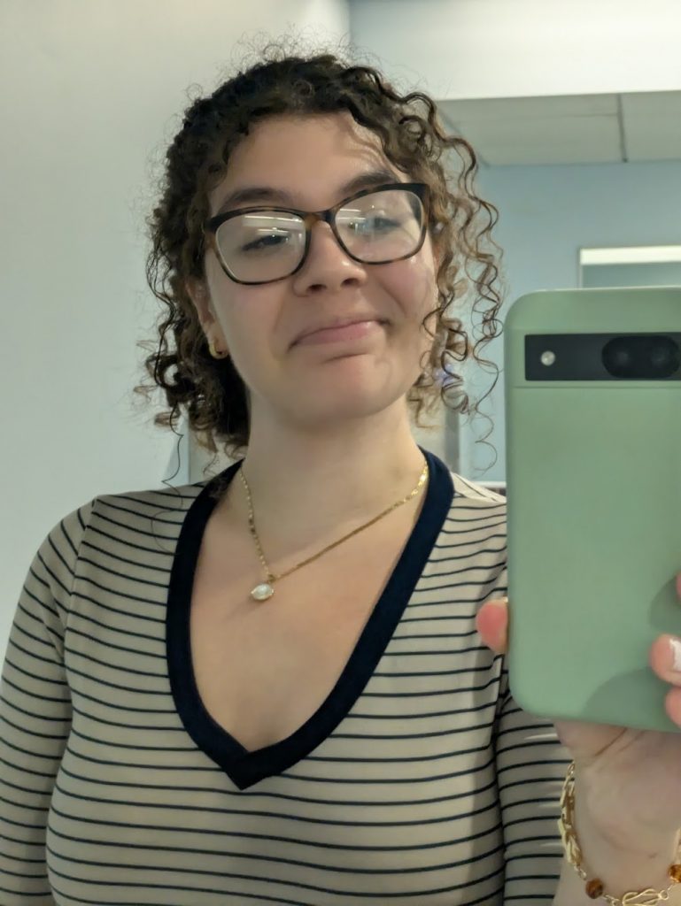 A photo of our Social Media Manager, Ella.